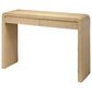 Splendor Living Hadley 2-Drawer Raffia Console Table in Natural, , large