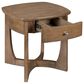 Belle Furnishings Bexley End Table in Tuscan Brown, , large