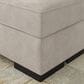 Ashley High Profile Chair and a Half with Ottoman in Taupe, , large