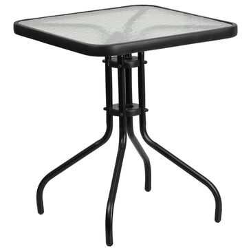 Flash Furniture Patio Bistro Table in Black, , large