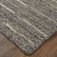 Feizy Navaro 2" x 3" Charcoal and Ivory Area Rug, , large