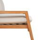 Linon Home Decor Cassius Slanted Back Bench in Off-White, , large