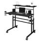 Rta Products Llc Galaxy Rolling Writing Desk in Black, , large