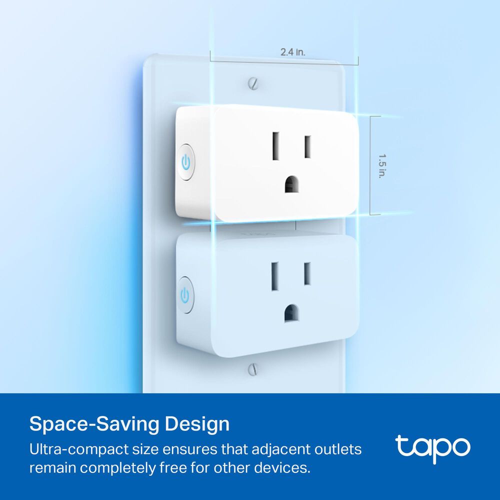 TP-Link TP15 3-Pack Mini Smart Wi-Fi Plug in White, , large