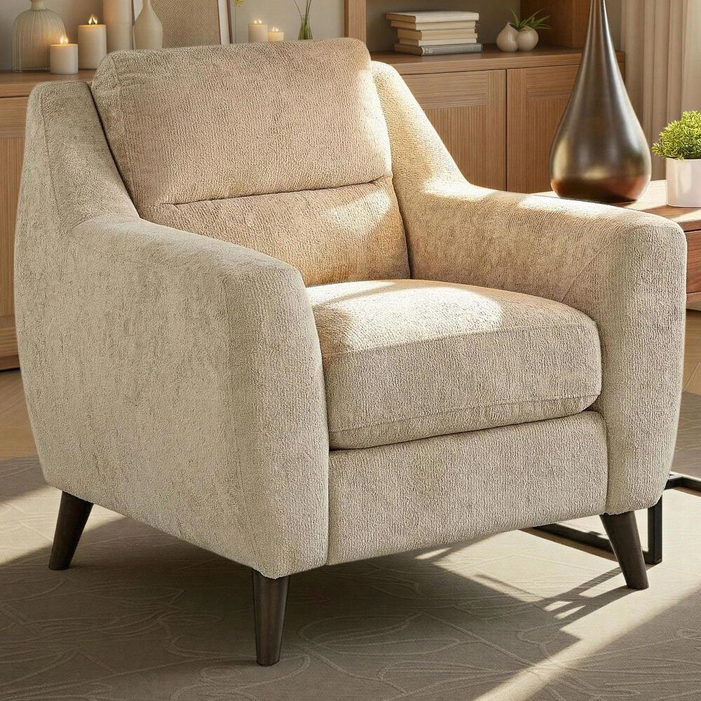 LumiSource Carly Accent Chair in Beige, , large