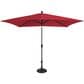 Treasure Garden Treasure Garden Umbrella with Stand in Red, , large