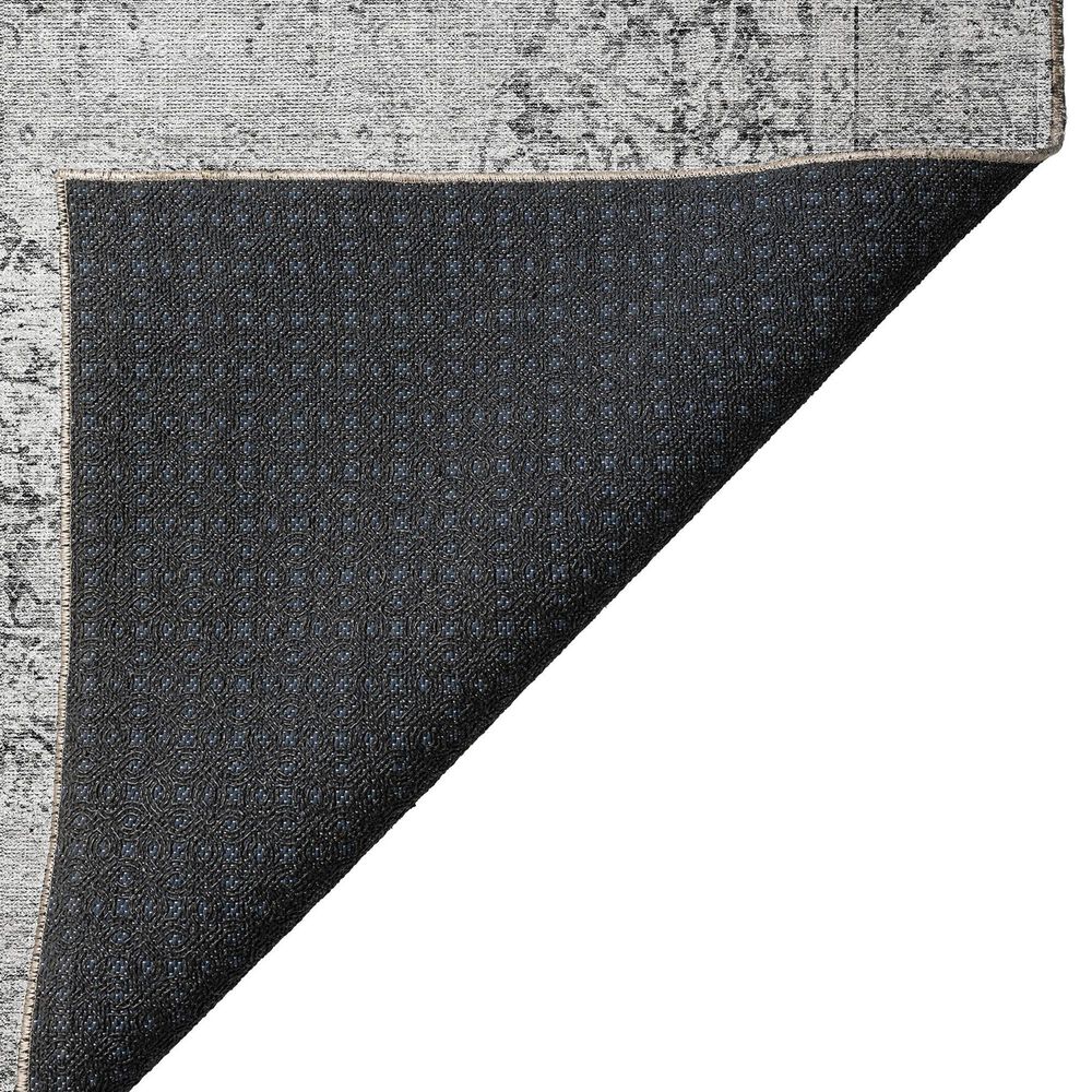 Dalyn Rug Company Karaj KJ8 1&#39;8&quot; x 2&#39;6&quot; Gray Indoor/Outdoor Area Rug, , large