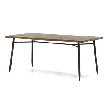 37B Testa Dining Table in Brushed and Sandblasted Brown, , large