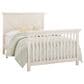 Eastern Shore Westfield Full Panel Platform Panel Bed and Nightstand in Brushed White, , large