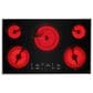 JennAir Lustre 36" Electric Cooktop with 5 Elements in Black and Stainless, , large