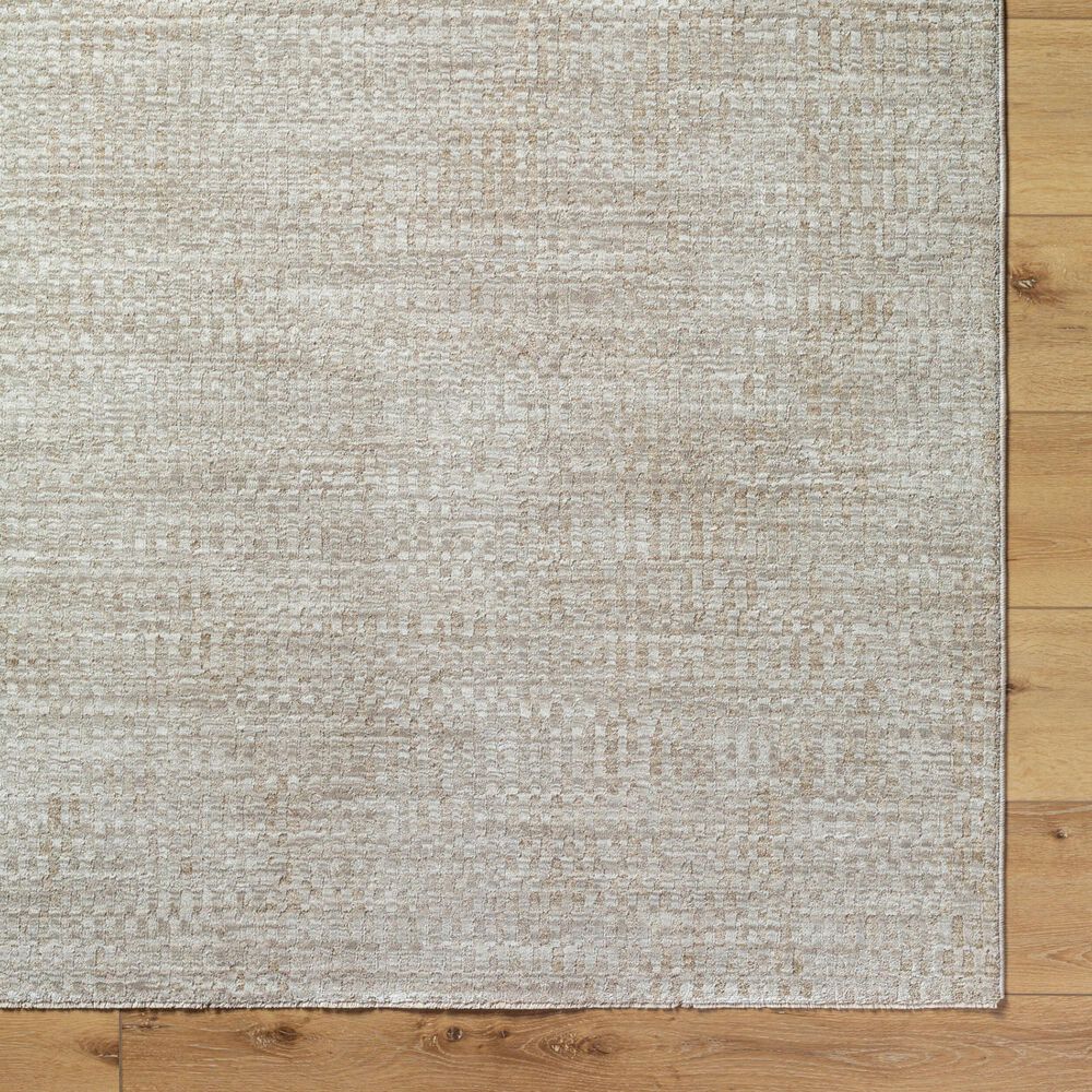 Surya Masterpiece Light Gray and Medium Gray 2&#39; x 2&#39;11&quot; Area Rug, , large