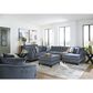 Ashley Maxon Place Oversized Swivel Accent Chair in Navy, , large