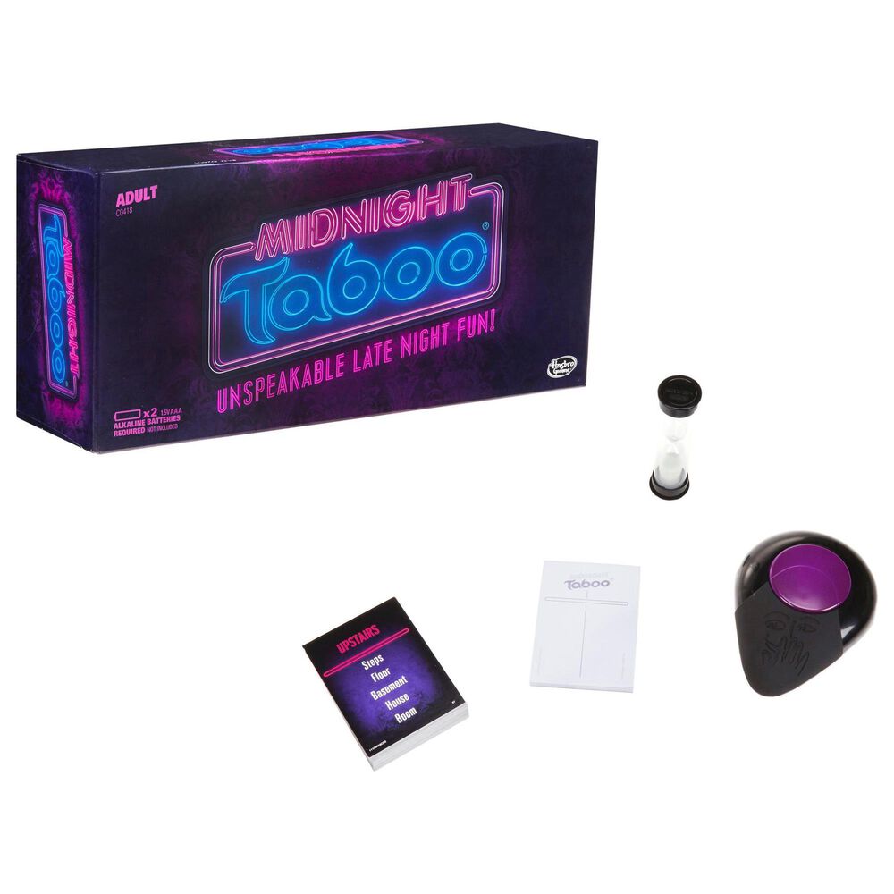 Hasbro Gaming Midnight Taboo Game, , large