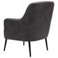 Zuo Modern Tasmania Accent Chair in Vintage Black and Gold, , large