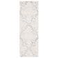Safavieh Micro-Loop Damask 2"3" x 11" Charcoal and Ivory Runner, , large