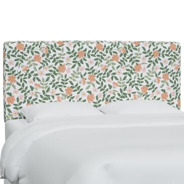 Rifle Paper Co Crafted by Cloth & Company Elly Full Headboard in Aviary Black/Cream, , large