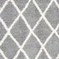 Safavieh Venus Shag VNS681J 4" x 6" Grey and Ivory Area Rug, , large