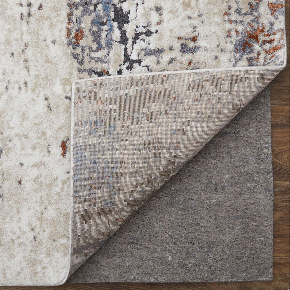 Feizy Gilmore 5&#39;3&quot; x 8&#39; Ivory and Blue Area Rug, , large