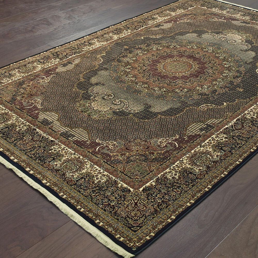 Oriental Weavers Masterpiece Blue 3&#39;10&quot; x 5&#39;5&quot; Area Rug, , large