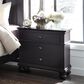 Riva Ridge Oxford 2-Drawer Nightstand in Black, , large