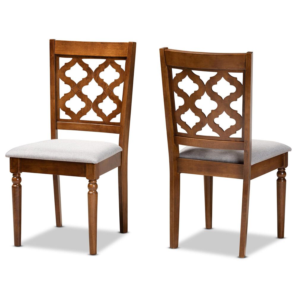 Baxton Studio Ramiro Side Chair in Walnut Brown (Set of 2), , large