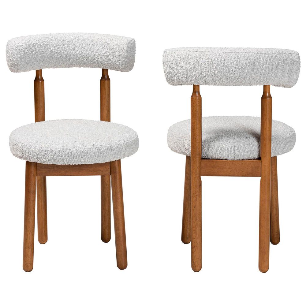 Baxton Studio Edric Side Chair in Walnut Brown (Set of 2), , large
