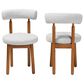 Baxton Studio Edric Side Chair in Walnut Brown (Set of 2), , large