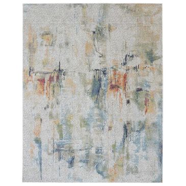 Nourison Ankara Global ANR09 8"10" x 11"10" Ivory Area Rug, , large