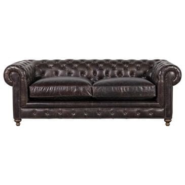 Vintage Furnishings Finn 90" Sofa in Valencia Dark Brown, , large