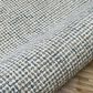 L&R Resources Criss Cross Ivory and Stone Blue 10" x 14" Area Rug, , large