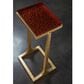 Artistica Metal Sunward End Table in Orange and Gold Leaf, , large