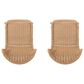 Hearth and Haven Boho Outdoor Chair in Light Brown (Set of 2), , large