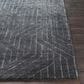 Surya Hightower 9" x 13" Charcoal, Black and White Area Rug, , large
