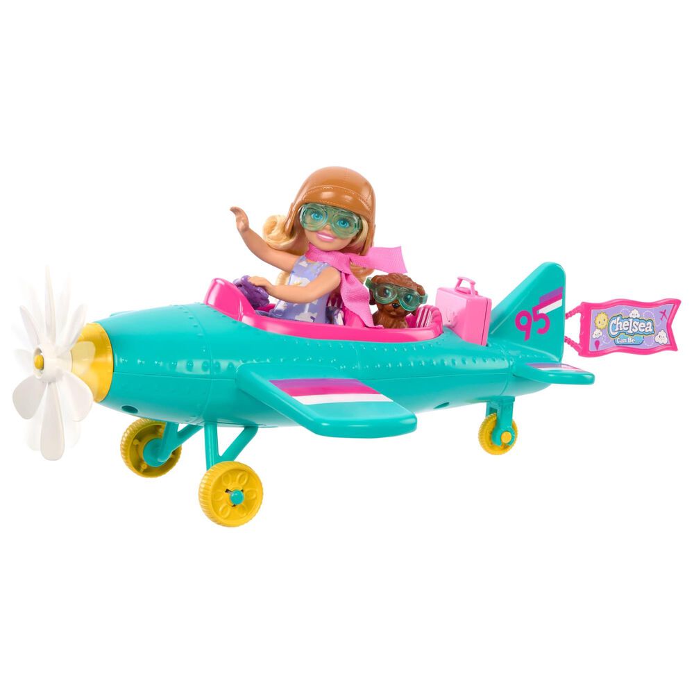 Barbie Barbie Chelsea Can Be Plane Doll and Accessories in Multicolor, , large