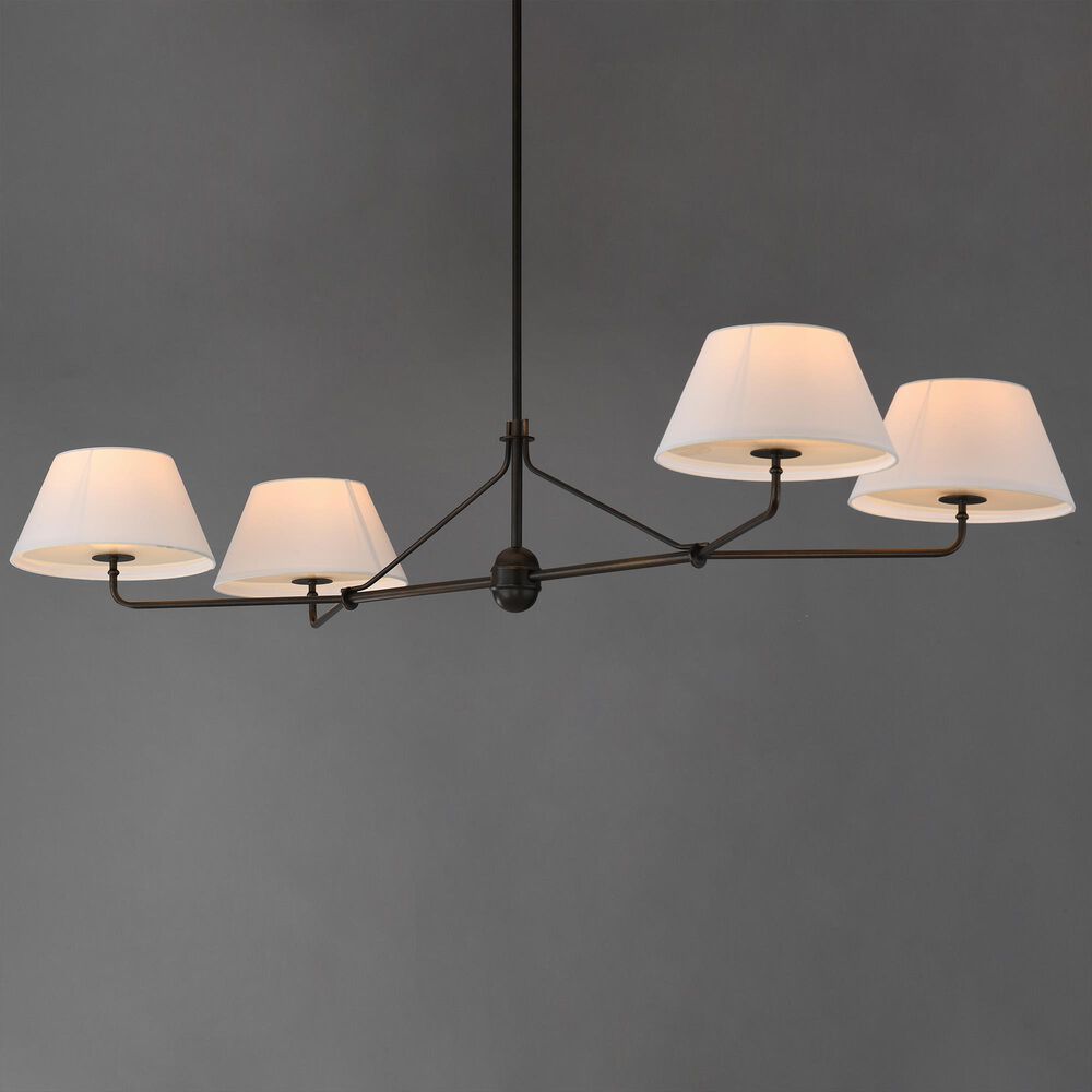 Maxim Lighting Dunbridge 4-Light Chandelier in Antique Bronze, , large