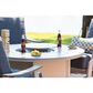 Telescope Casual Furniture St. Catherines 5-Piece Firepit Chat Set in Warm Grey and Restore Indigo, , large