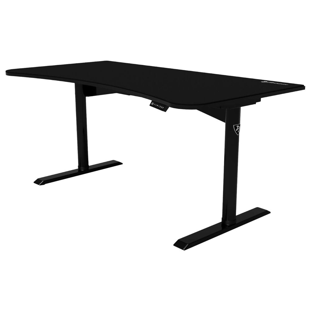 Arozzi Arena Moto Motorized Gaming Desk in Black | NFM