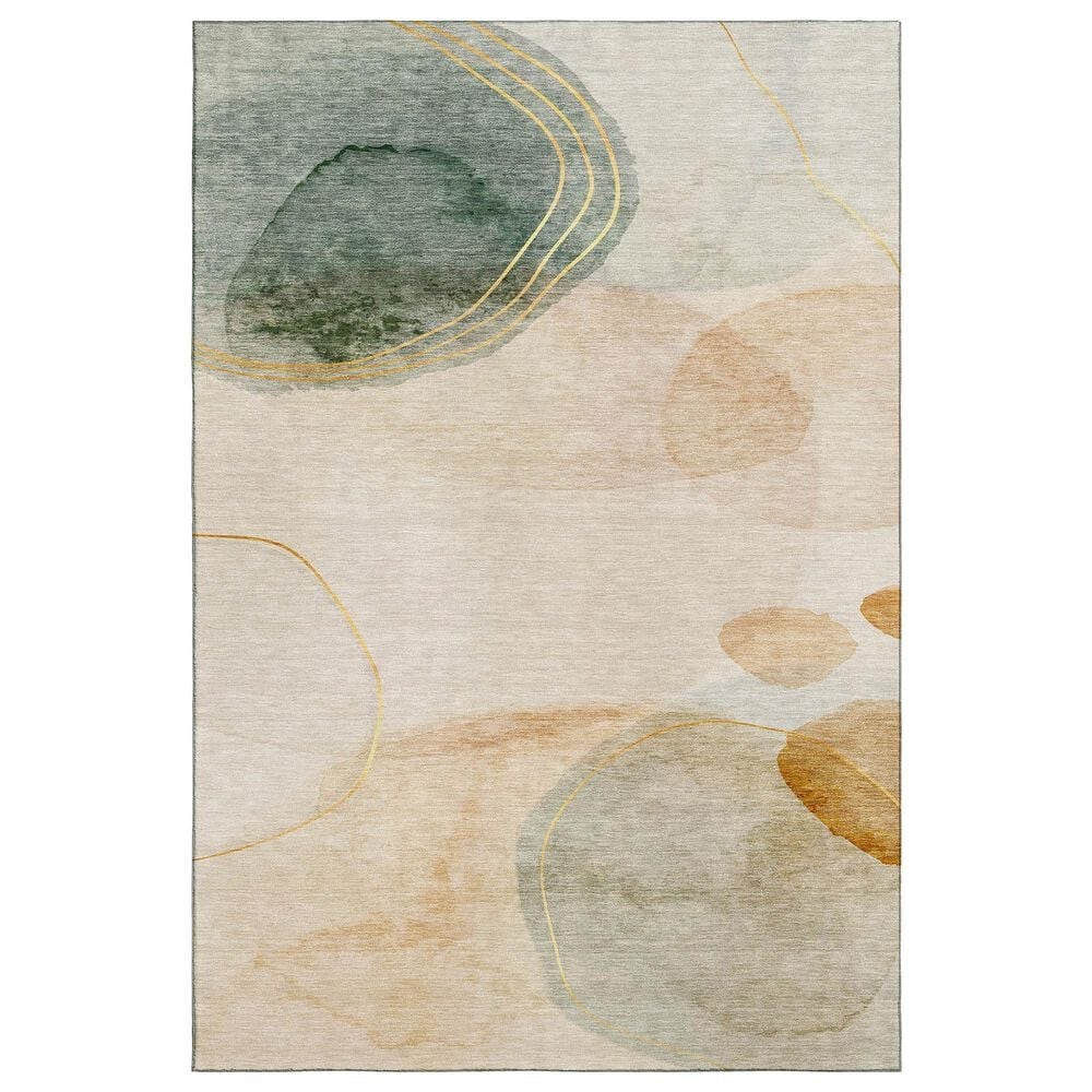Dalyn Rug Company Odyssey OY16 8" Round Beige Area Rug, , large