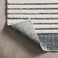 Loloi II Hagen 3"7" x 5"7" White and Ocean Area Rug, , large