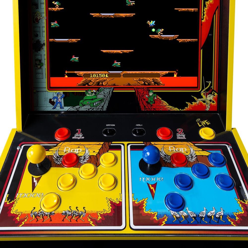 Arcade1Up Joust &amp; Rampage Deluxe Arcade Machine in Multicolor, , large