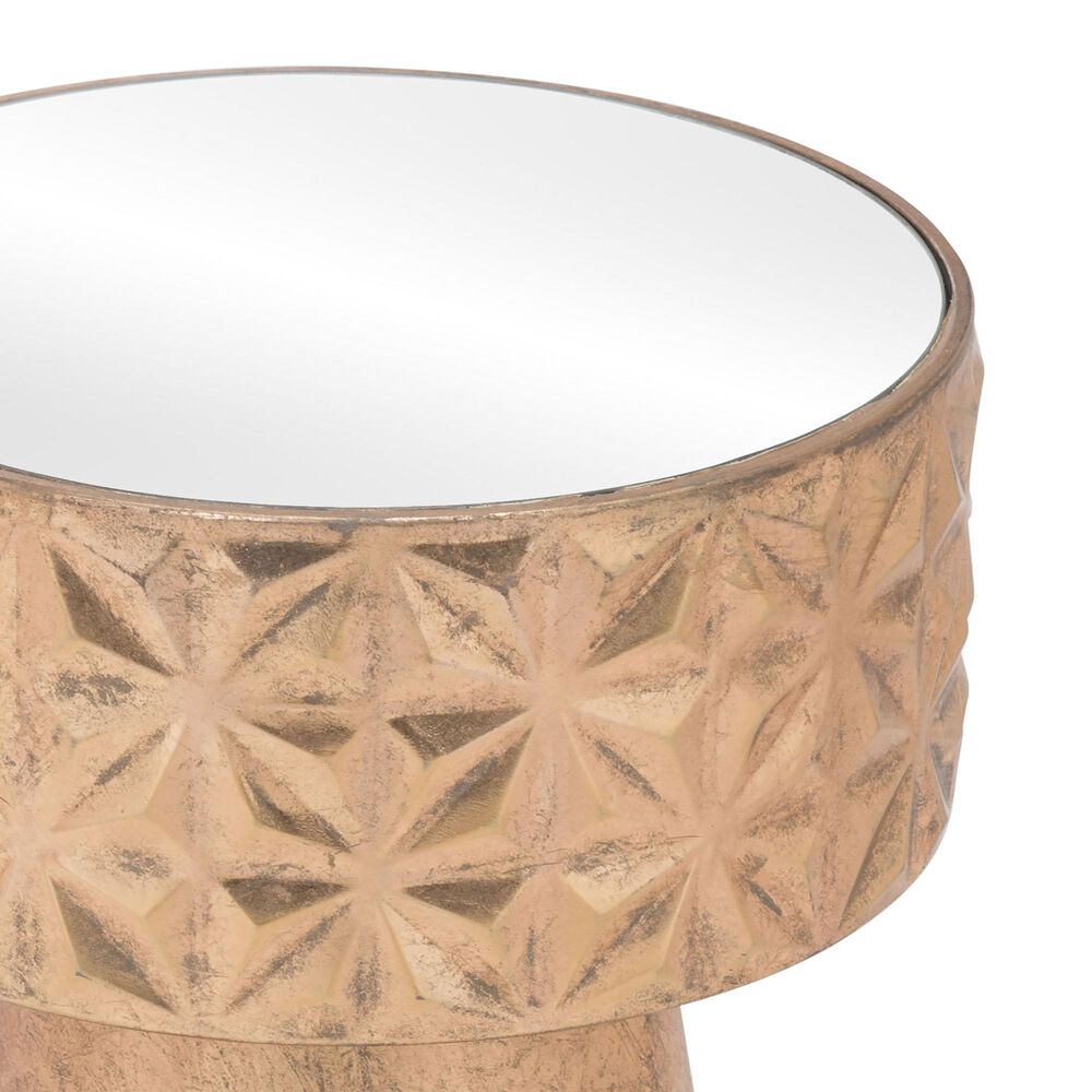 Zuo Modern Aztec Side Table in Bronze, , large