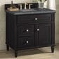 James Martin Vanities Lorelai 36" Single Vanity in Black Onyx with 3 cm Parisien Bleu Quartz Top, , large