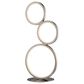 Lite Source Fedora 3-Ring LED Table Lamp in Brushed Nickel, , large