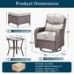 Sunwell Garden 5-Piece Chat Set in Beige, , large