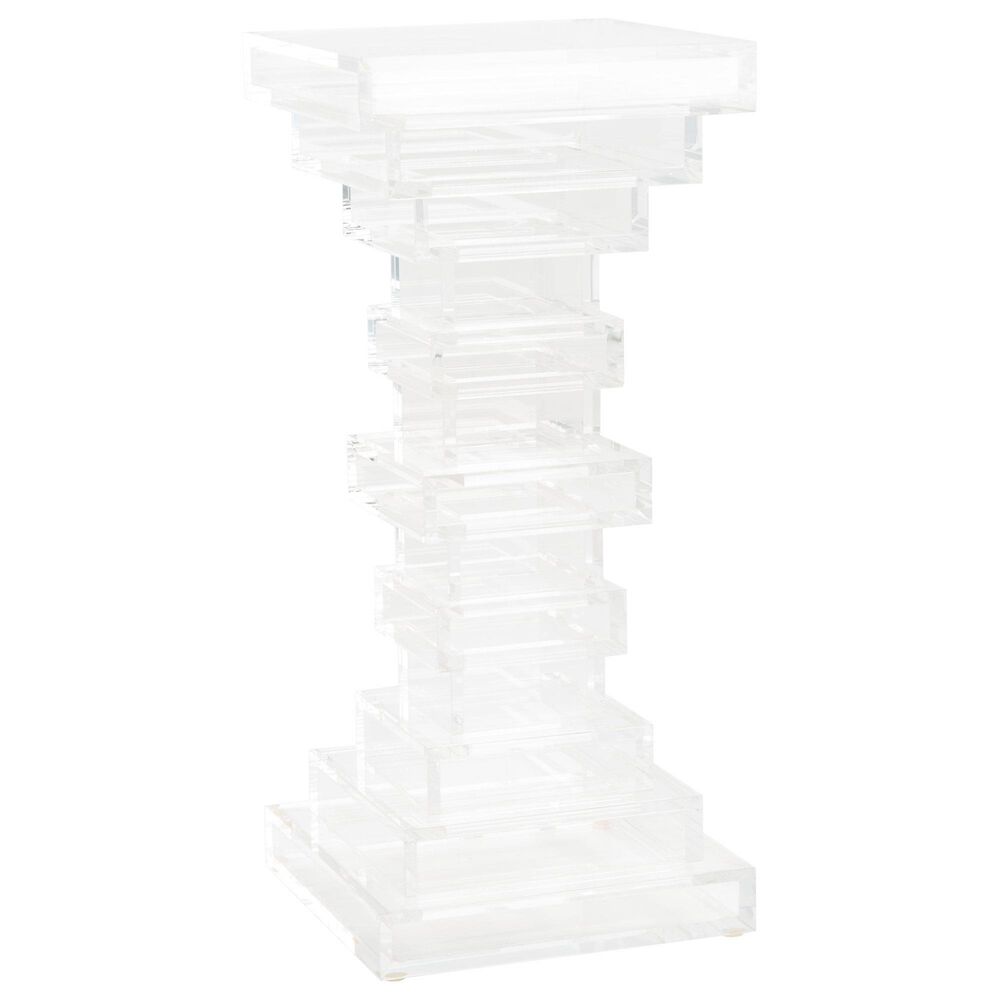 Safavieh Quinn Drink Table in Clear Acrylic, , large