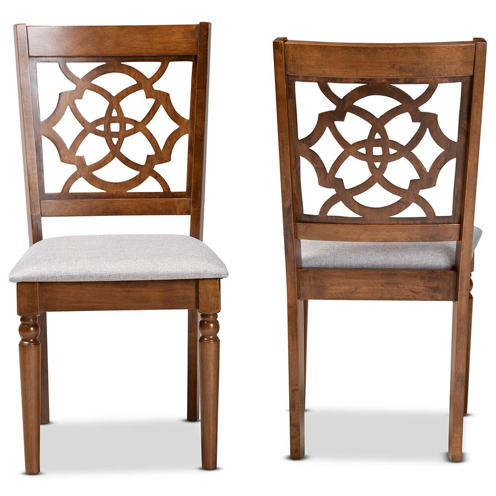 Baxton Studio Renaud Side Chair in Walnut Brown (Set of 2), , large