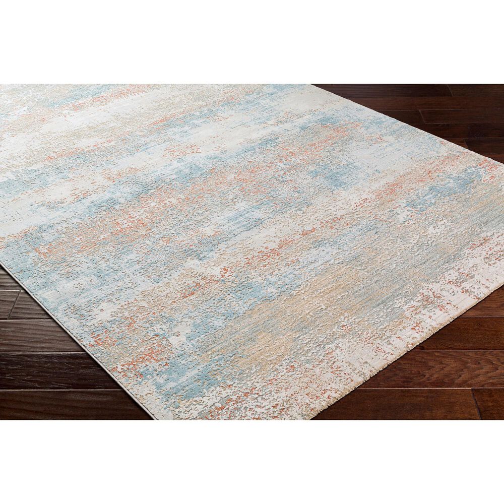 Surya Brunswick 10' x 13'11" Blue, Taupe, Cream, Tan, Seafoam and Gray Area Rug, , large