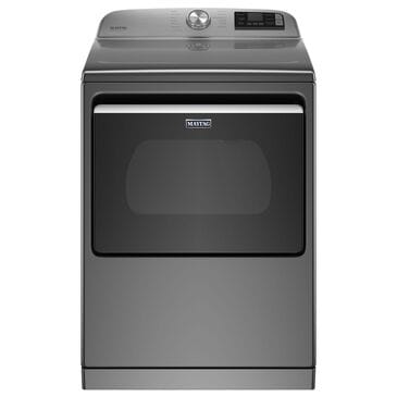 Maytag 7.4 Cu. Ft. Front Load Electric Dryer with Steam Cycles in Metallic Slate, , large