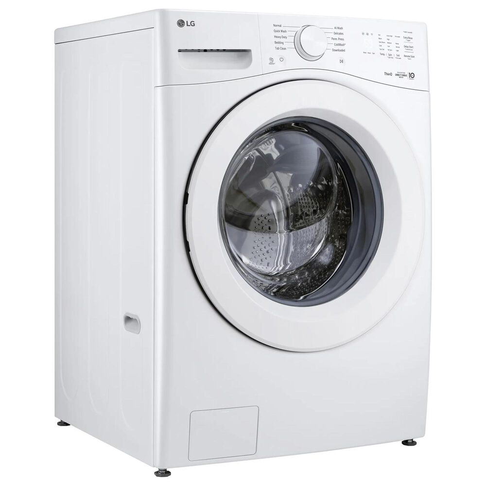 LG 4.5 Cu. Ft. Smart Front Load Washer in White, , large
