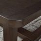 Ashley Breckington Rectangular Cocktail Table in Dark Brown, , large